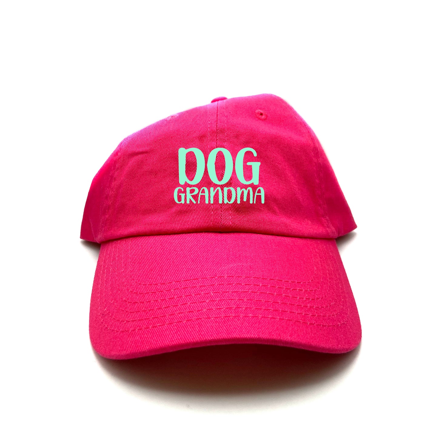 Dog Grandma Light Green Dad Hat