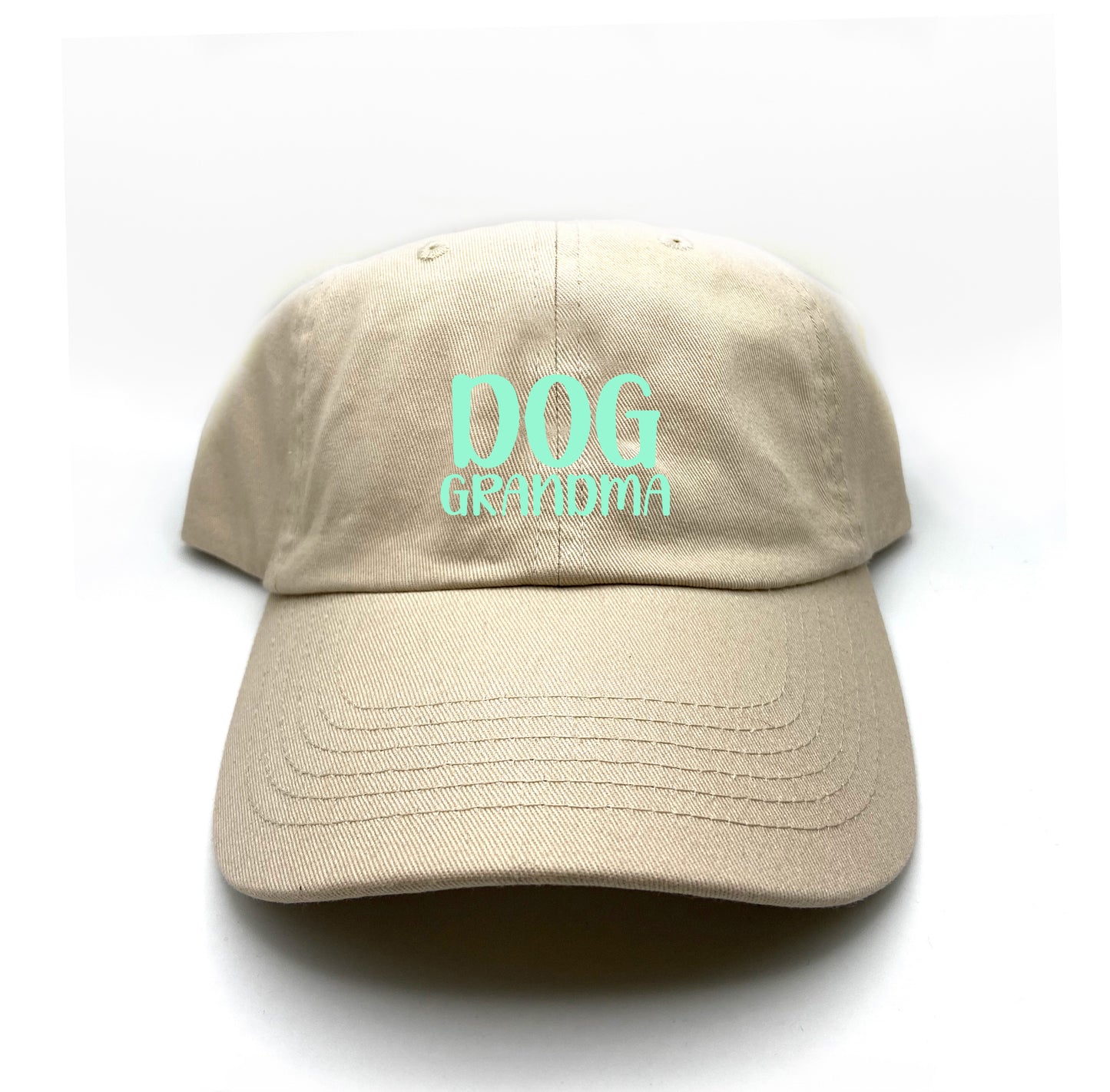 Dog Grandma Light Green Dad Hat