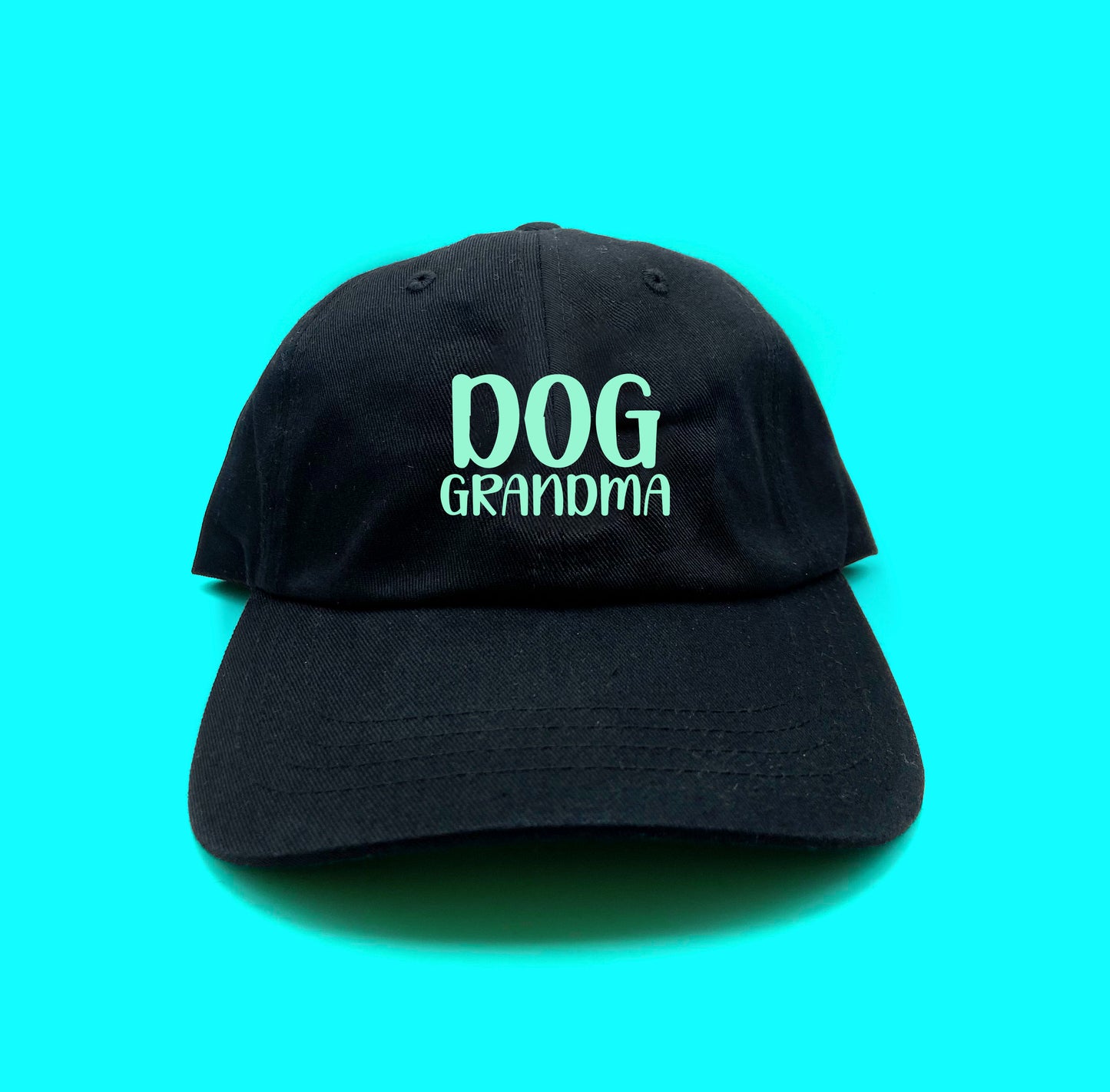 Dog Grandma Light Green Dad Hat