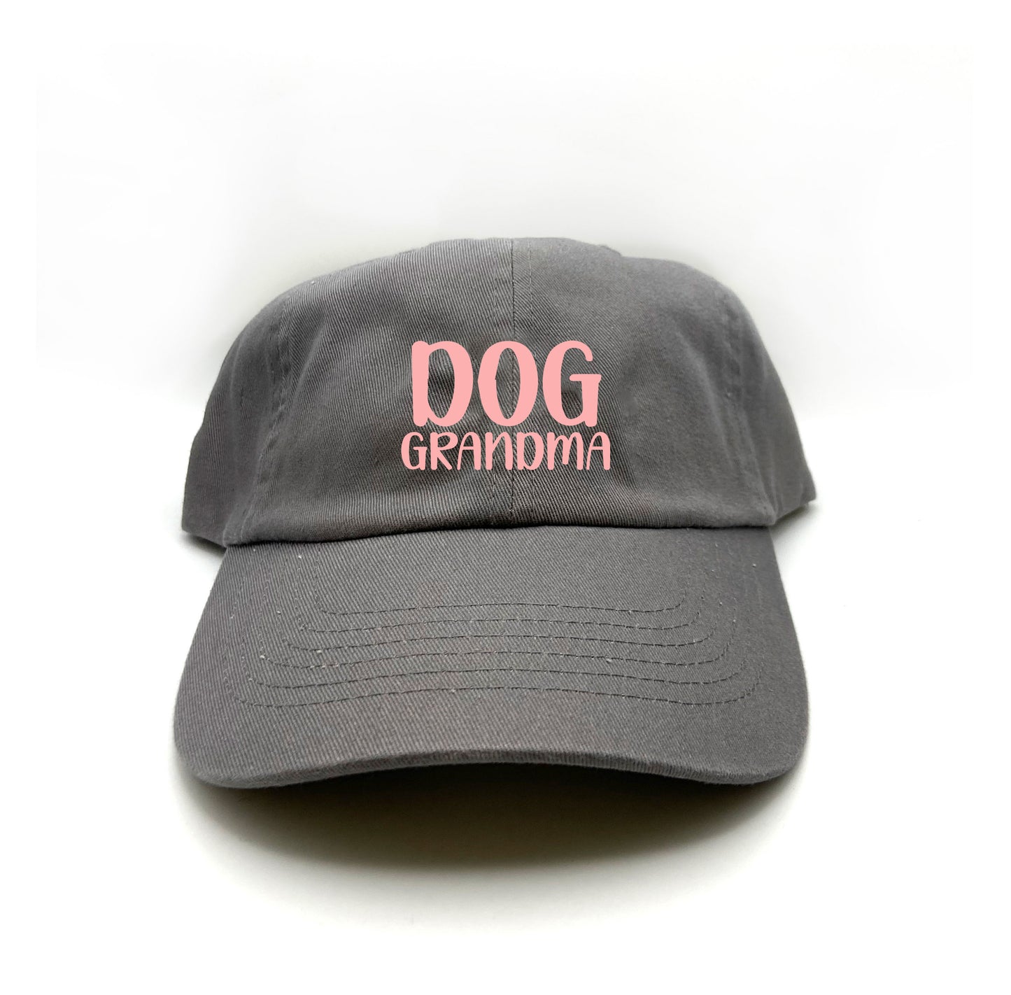 Dog Grandma Light Pink Dad Hat