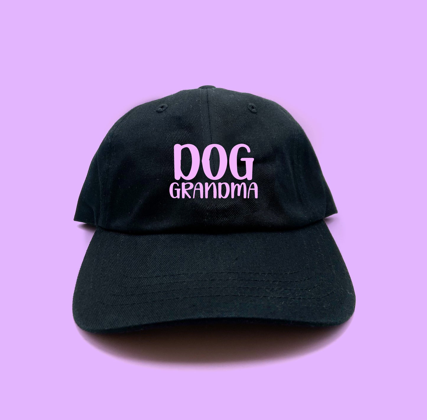 Dog Grandma Light Violet Dad Hat