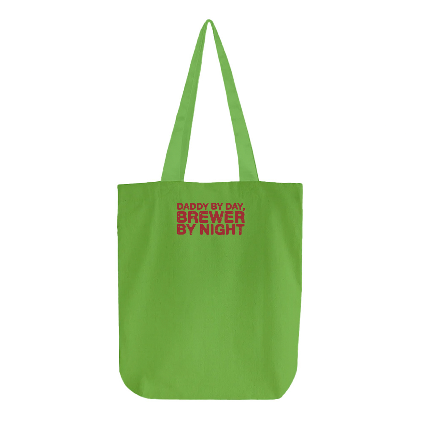 Daddy by Day, Brewer by Night Brown Tote Bag