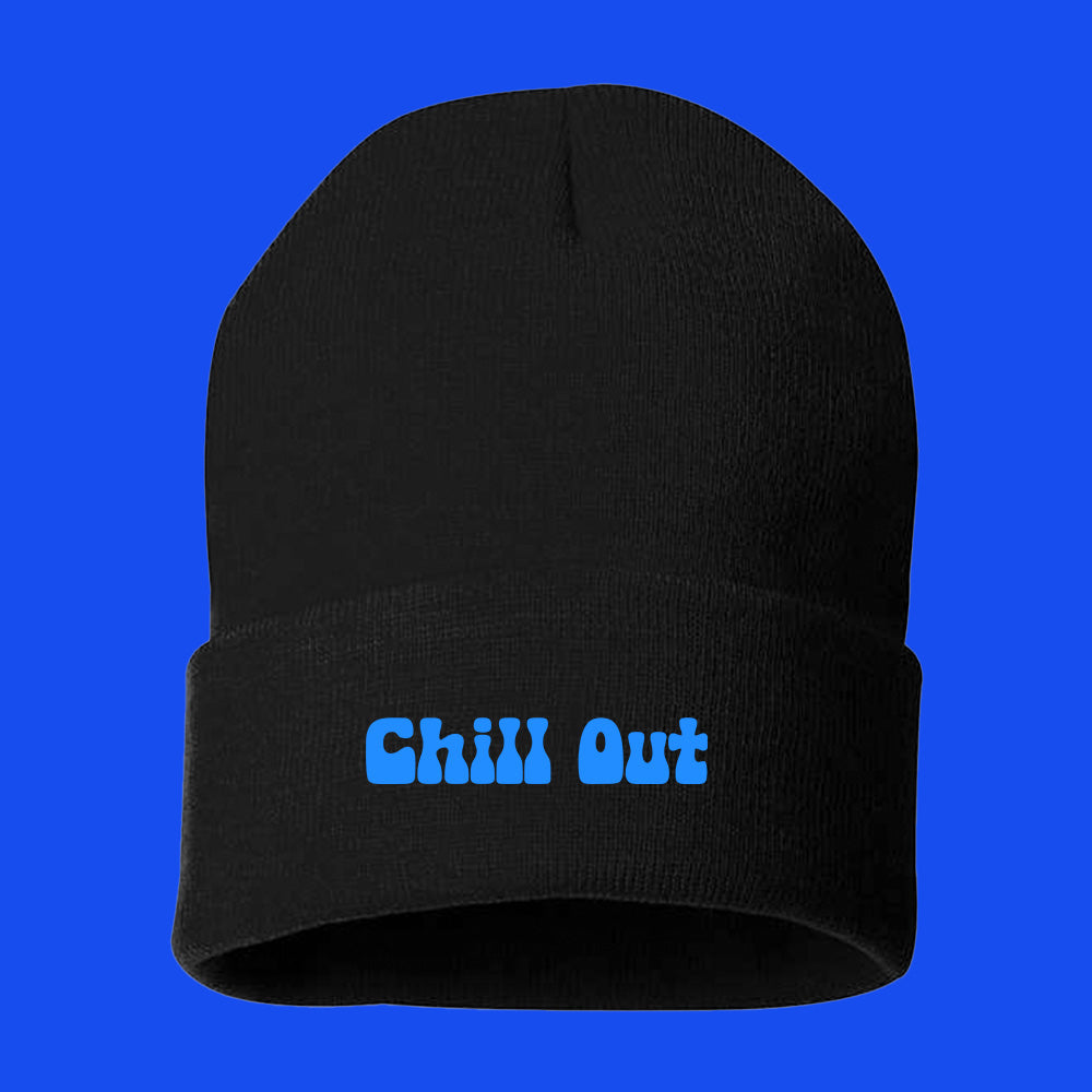 Chill Out Blue Beanie