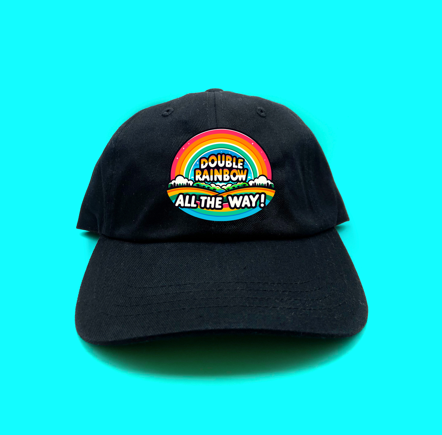 Double Rainbow All the Way! Dad Hat