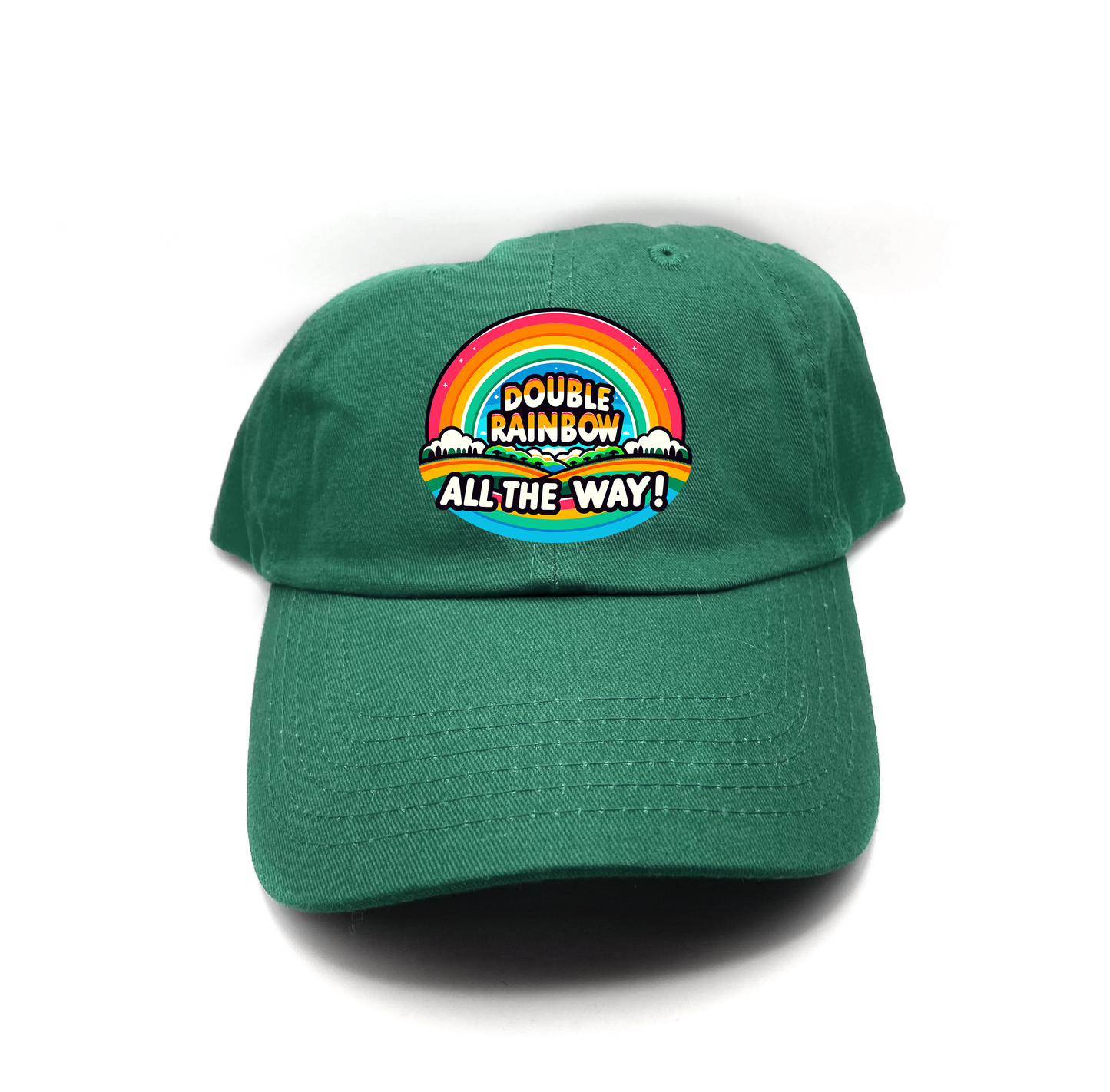 Double Rainbow All the Way! Dad Hat
