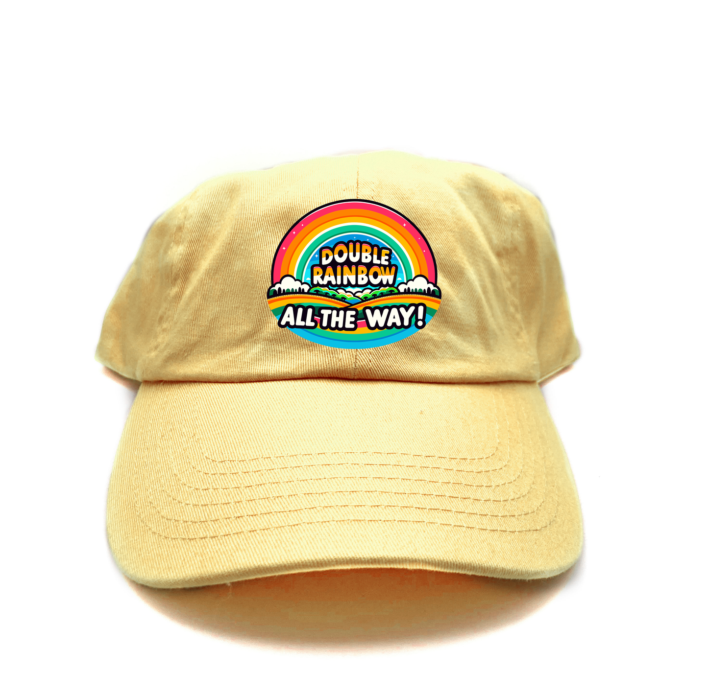 Double Rainbow All the Way! Dad Hat