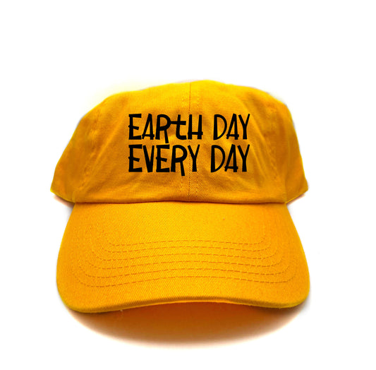 Earth Day Every Day Black Dad Hat