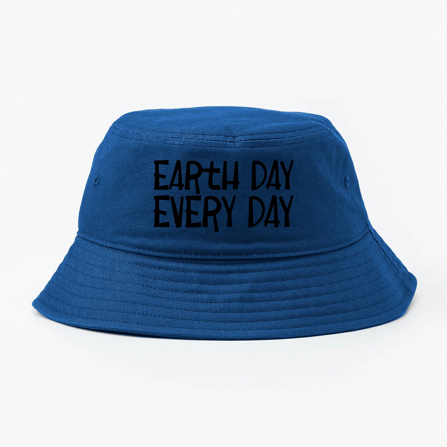 Earth Day Every Day Black Bucket Hat