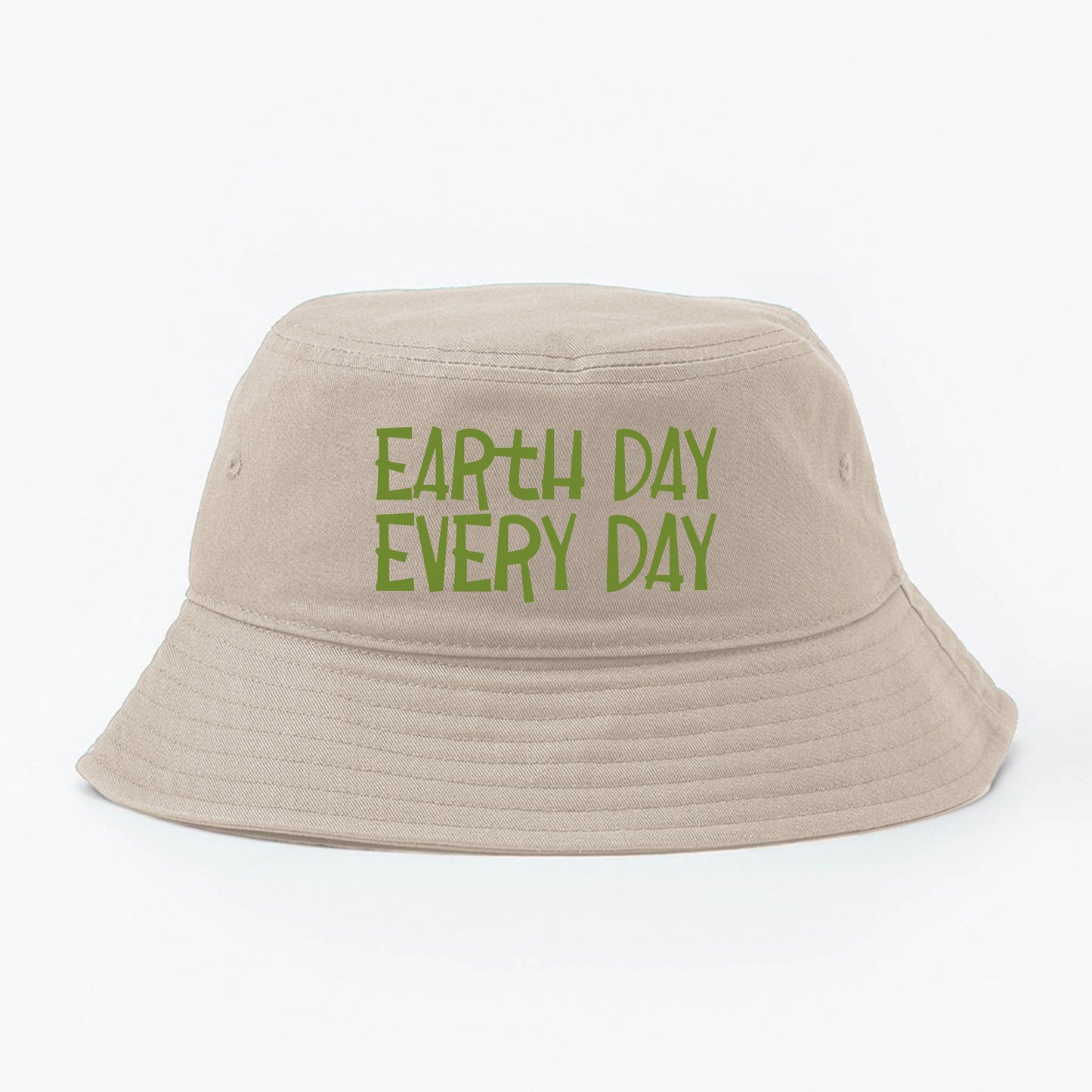 Earth Day Every Day Green Bucket Hat