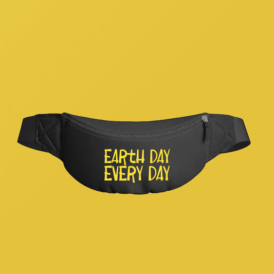 Earth Day Every Day Yellow Fanny Pack