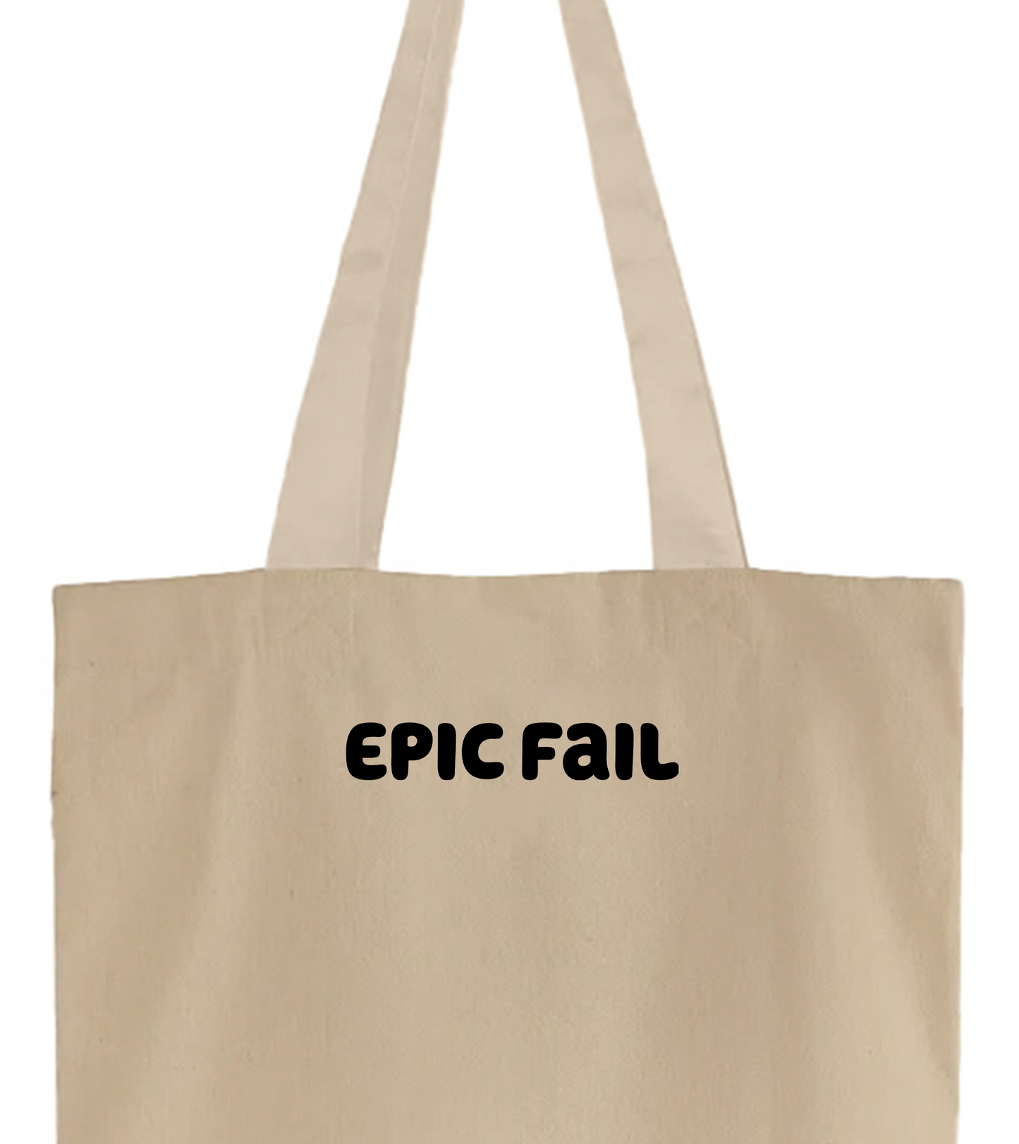 Epic Fail Black Tote Bag