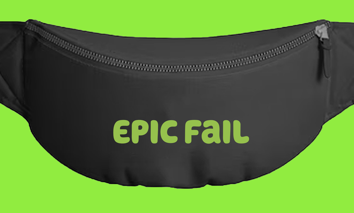 Epic Fail Green Fanny Pack