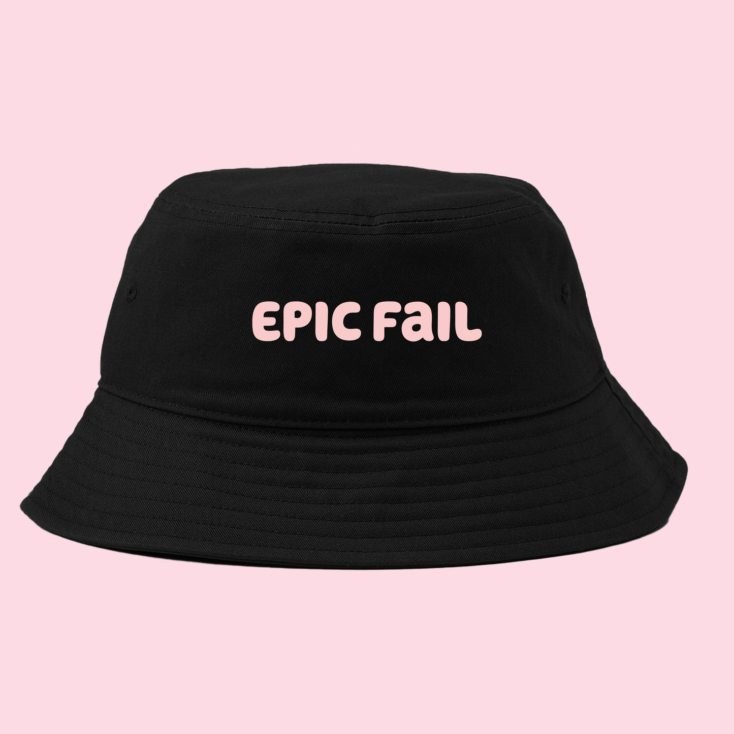 Epic Fail Pink Bucket Hat