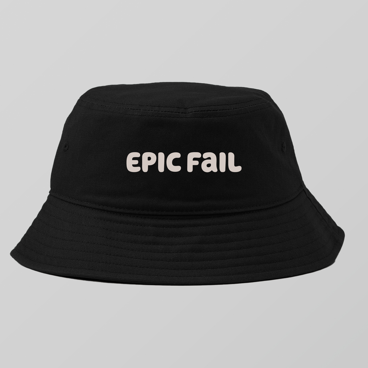 Epic Fail White Bucket Hat