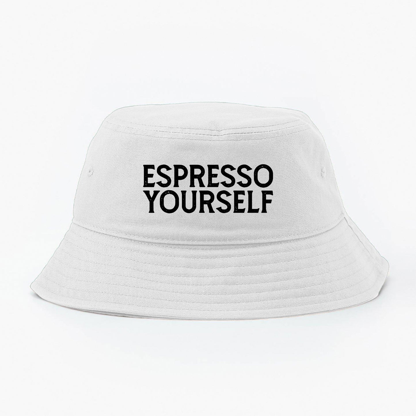Espresso Yourself Black Bucket Hat