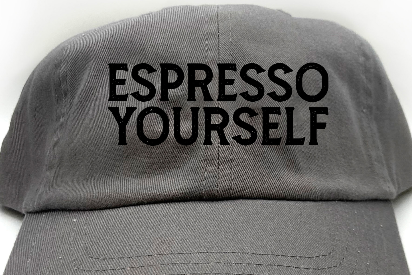 Espresso Yourself Black Dad Hat