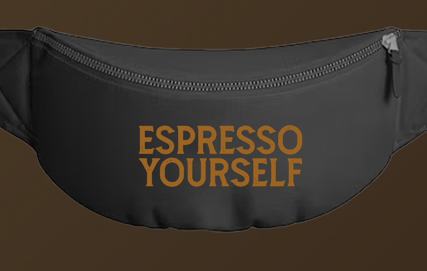 Espresso Yourself Brown Fanny Pack