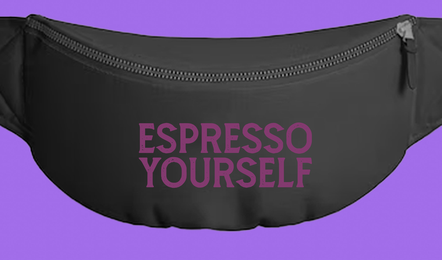 Espresso Yourself Violet Fanny Pack