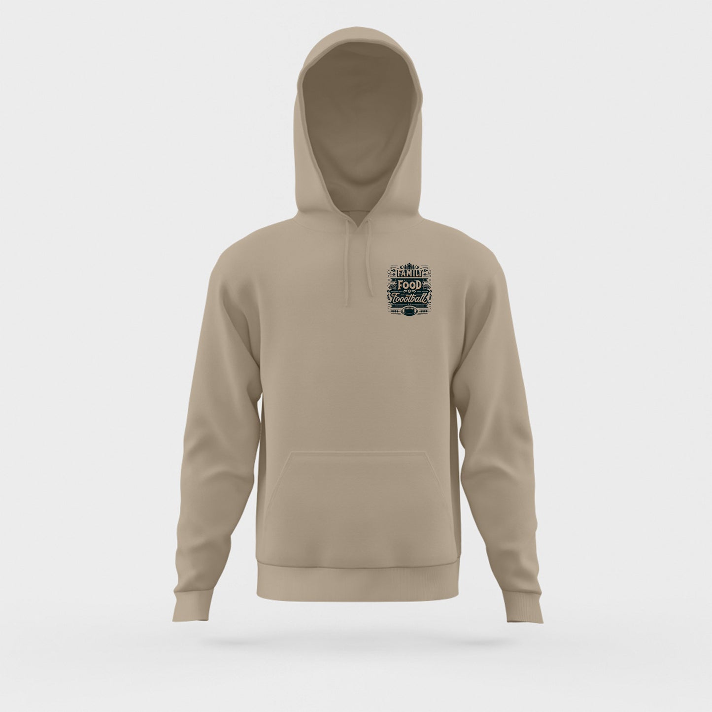 Family, Food, Football Hoodie