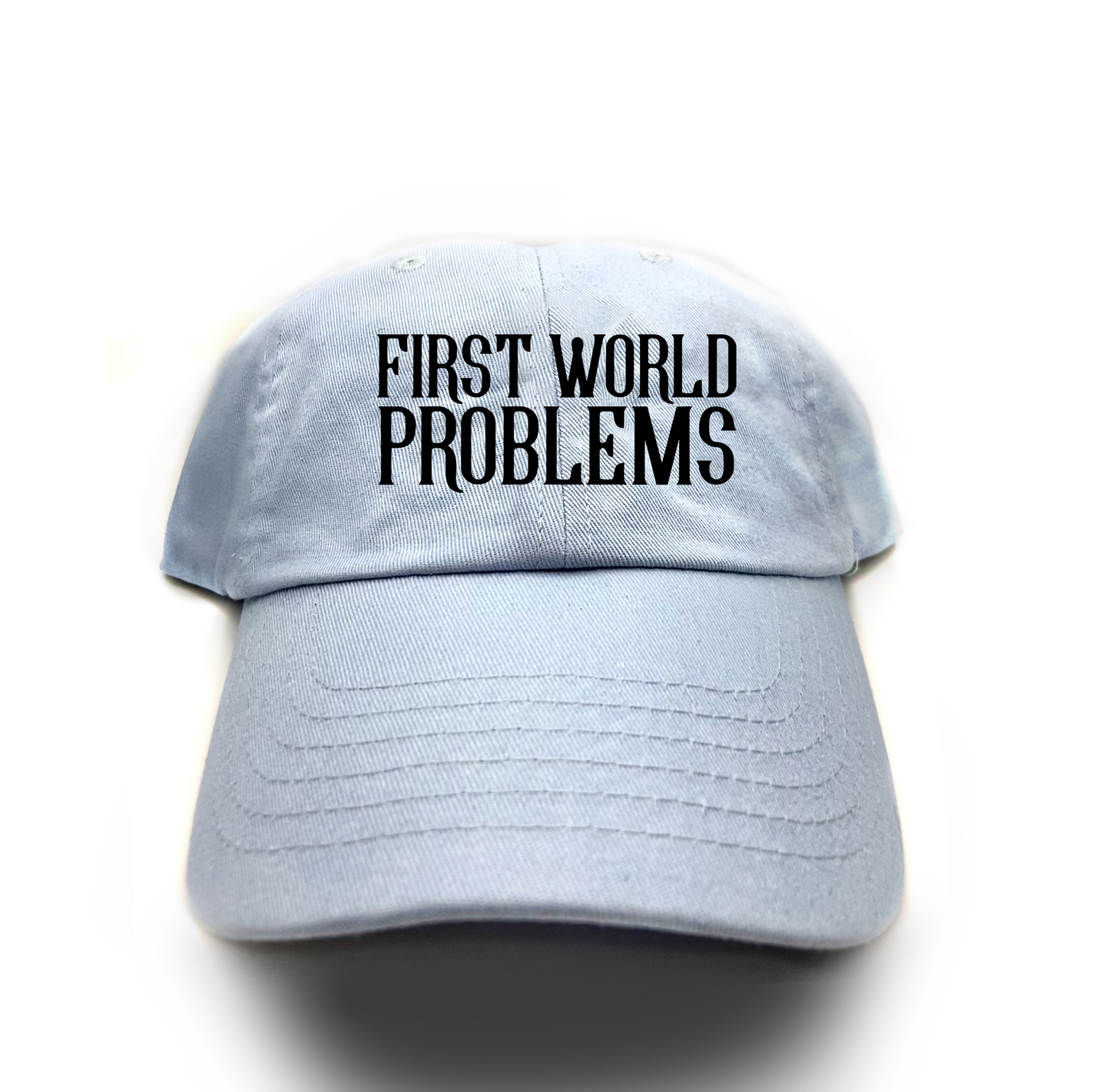 First World Problems Black Dad Hat