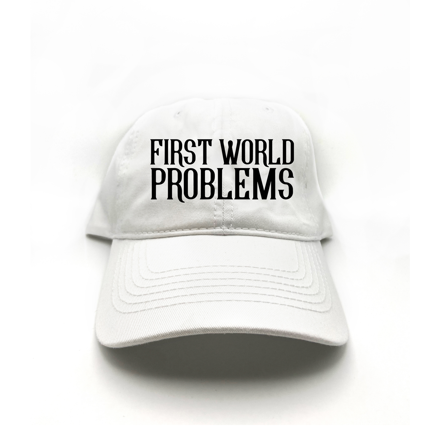First World Problems Black Dad Hat