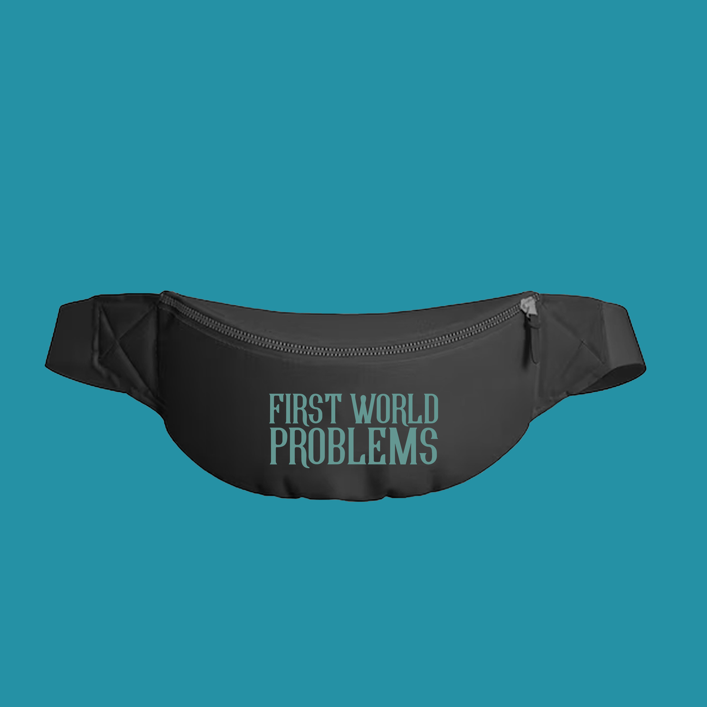 First World Problems Green Fanny Pack