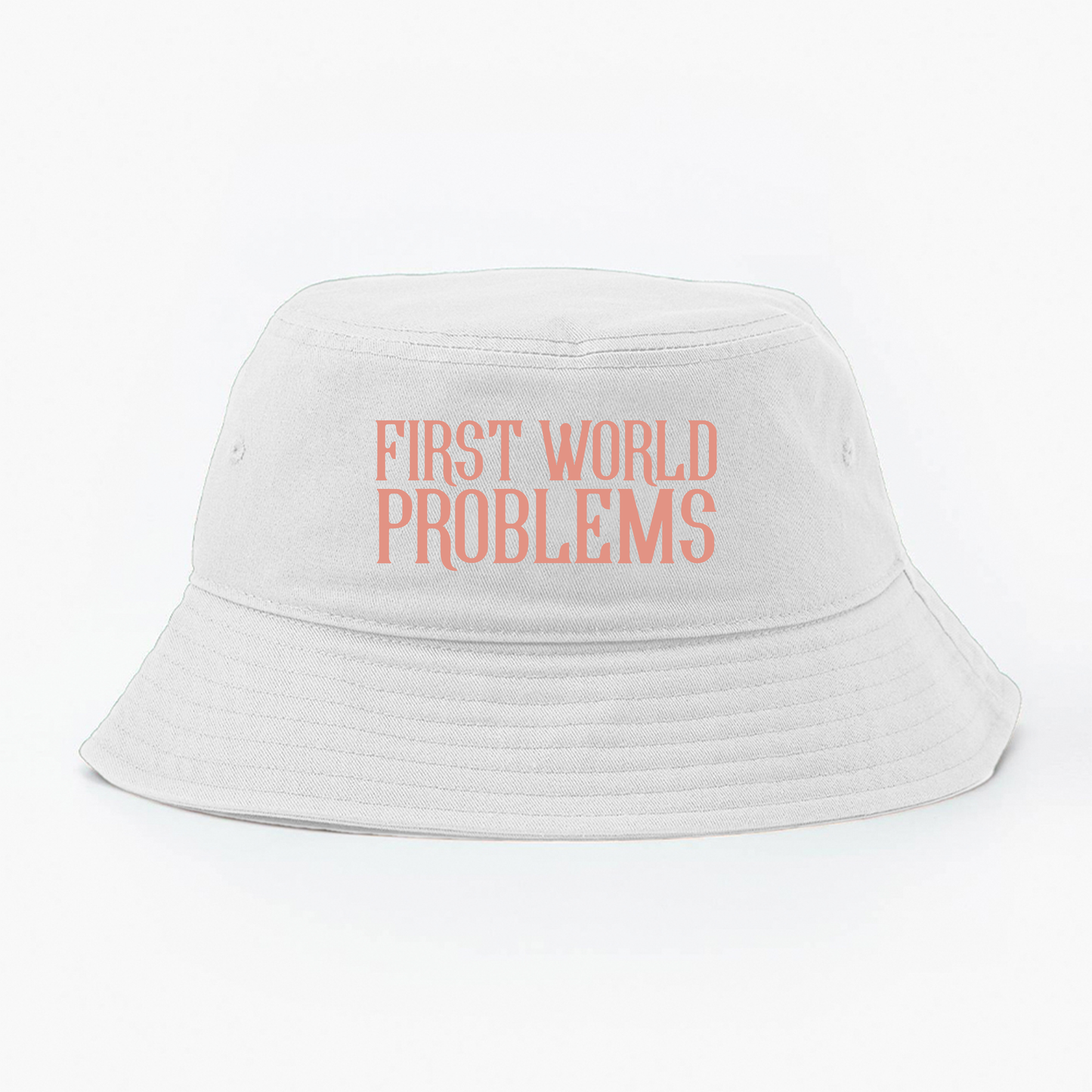 First World Problems Pink Bucket Hat