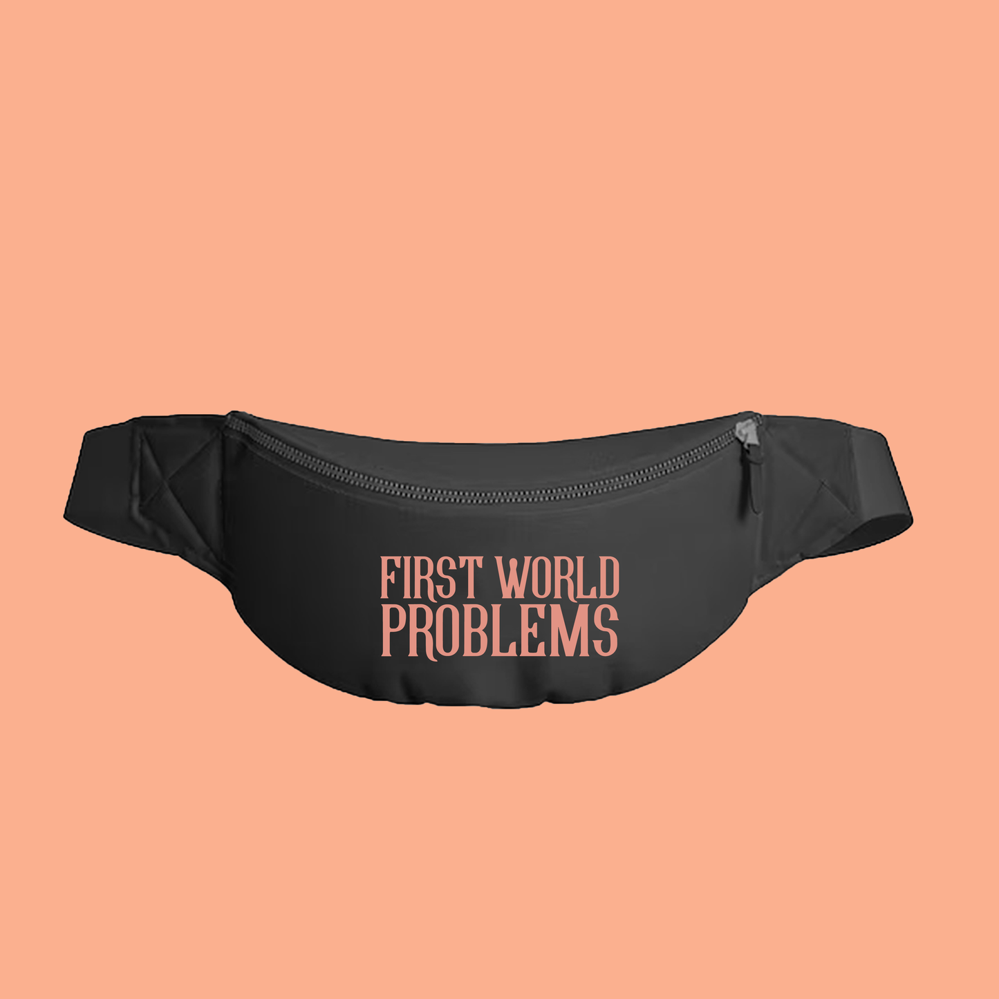 First World Problems Pink Fanny Pack