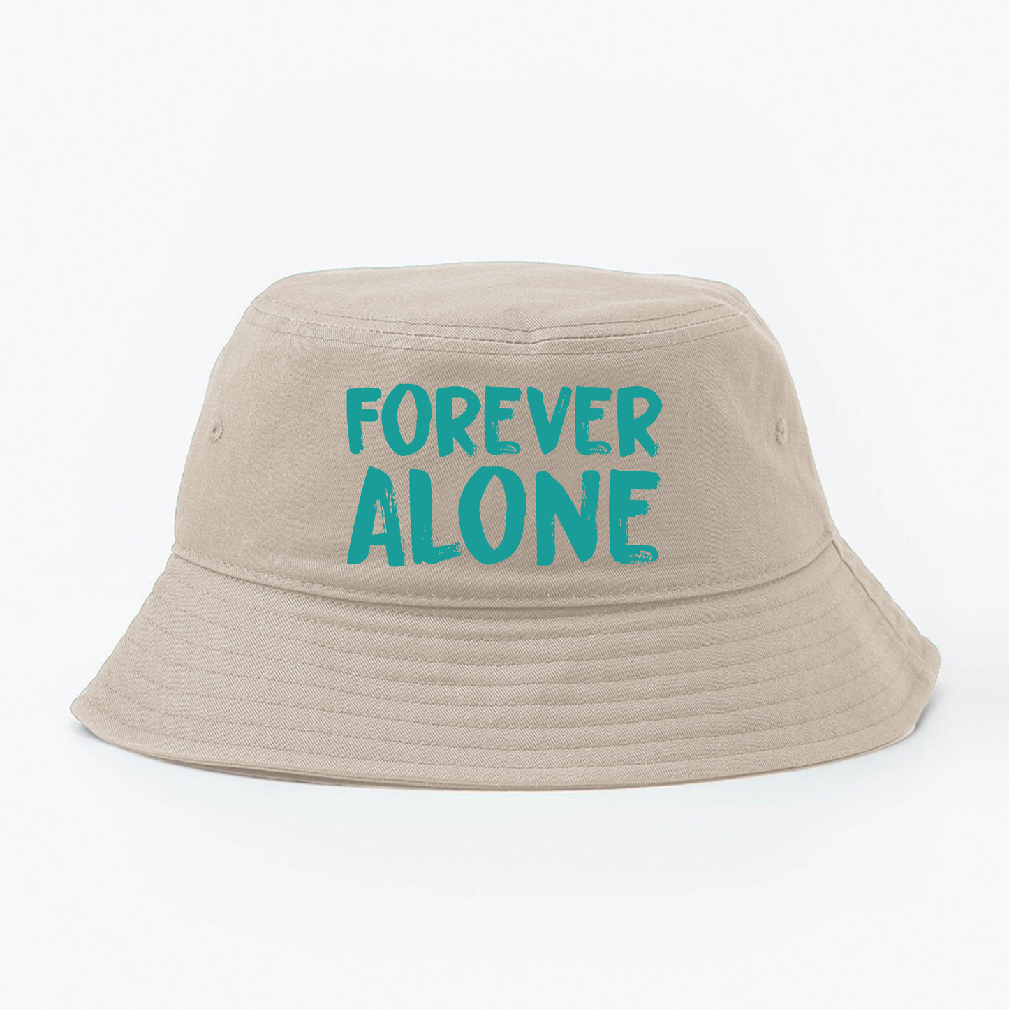 Forever Alone Green Bucket Hat