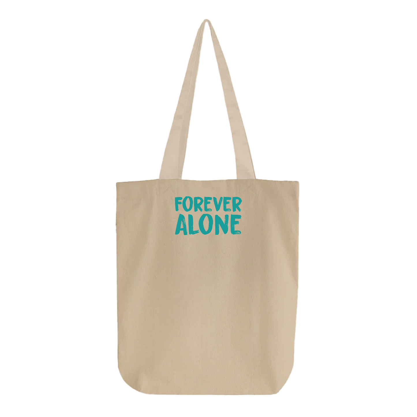 Forever Alone Green Tote Bag