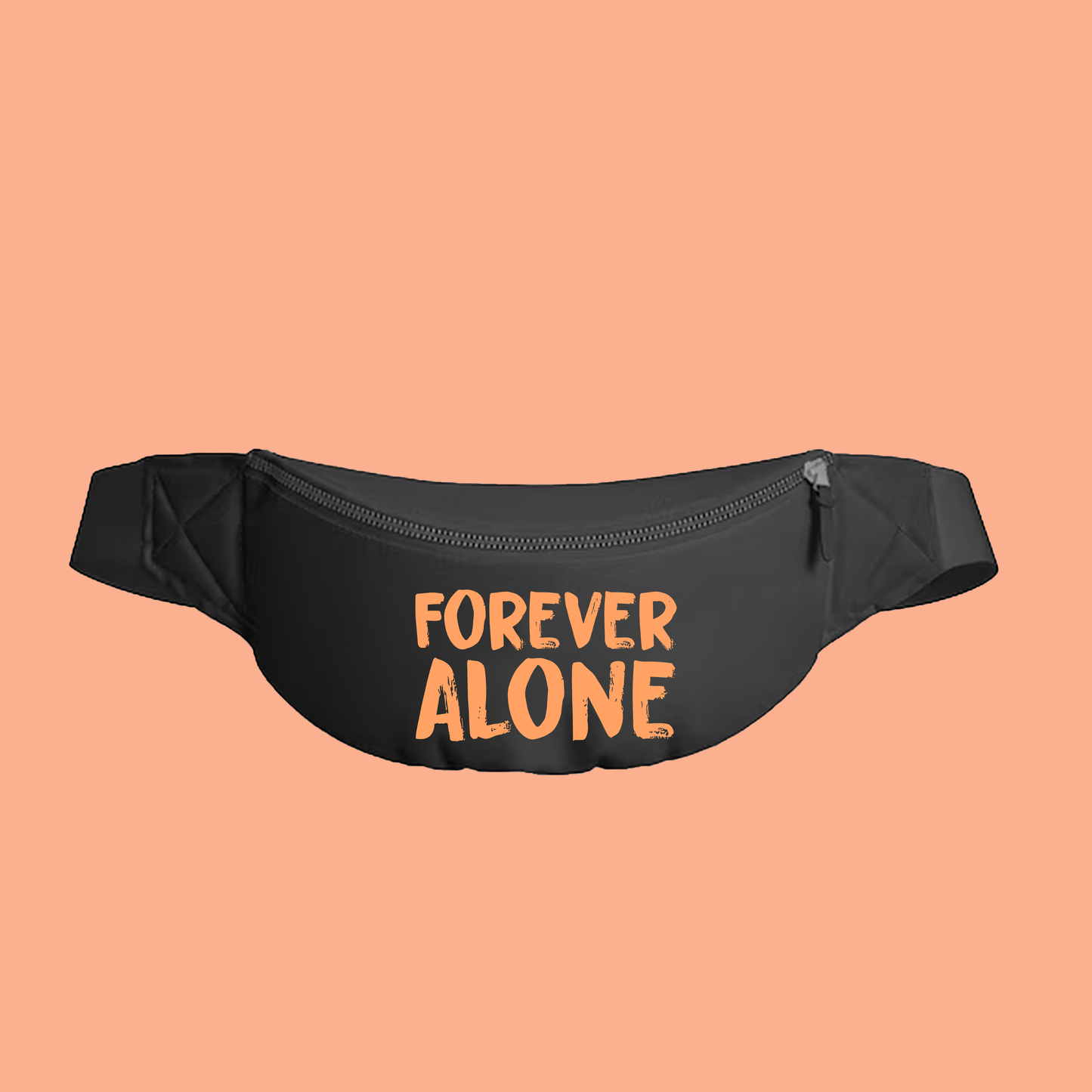 Forever Alone Orange Fanny Pack