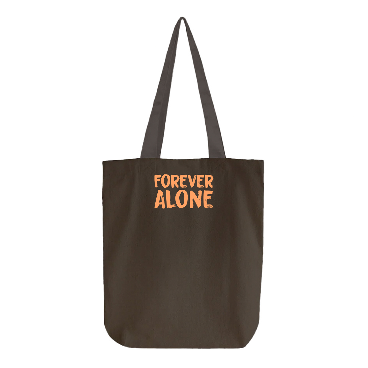 Forever Alone Orange Tote Bag