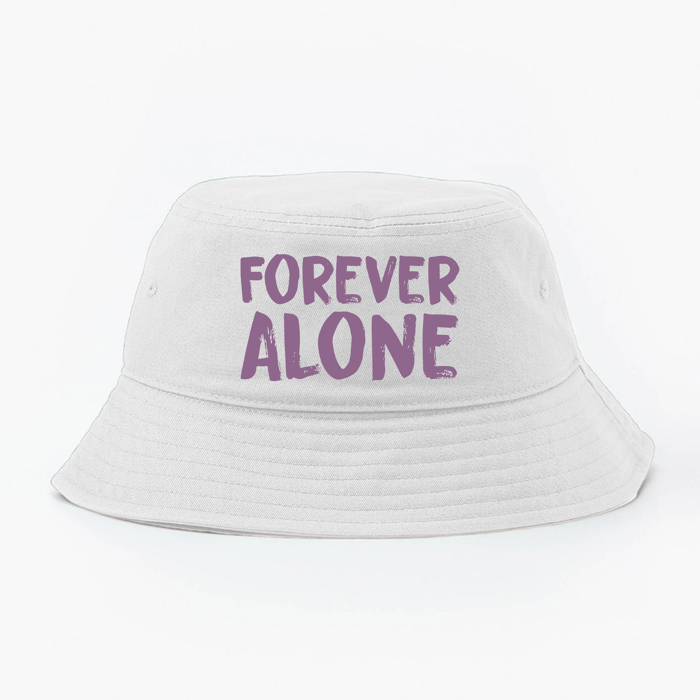 Forever Alone Purple Bucket Hat