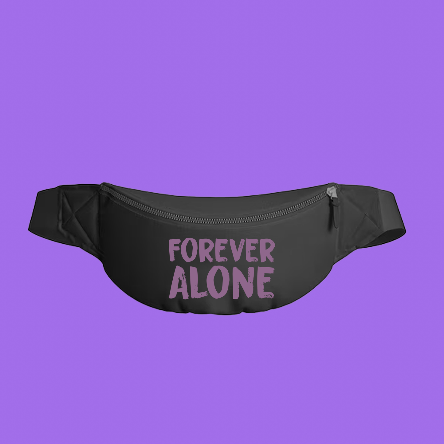 Forever Alone Purple Fanny Pack