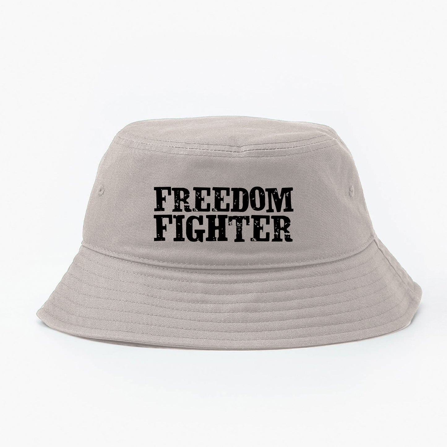 Freedom Fighter Black Bucket Hat