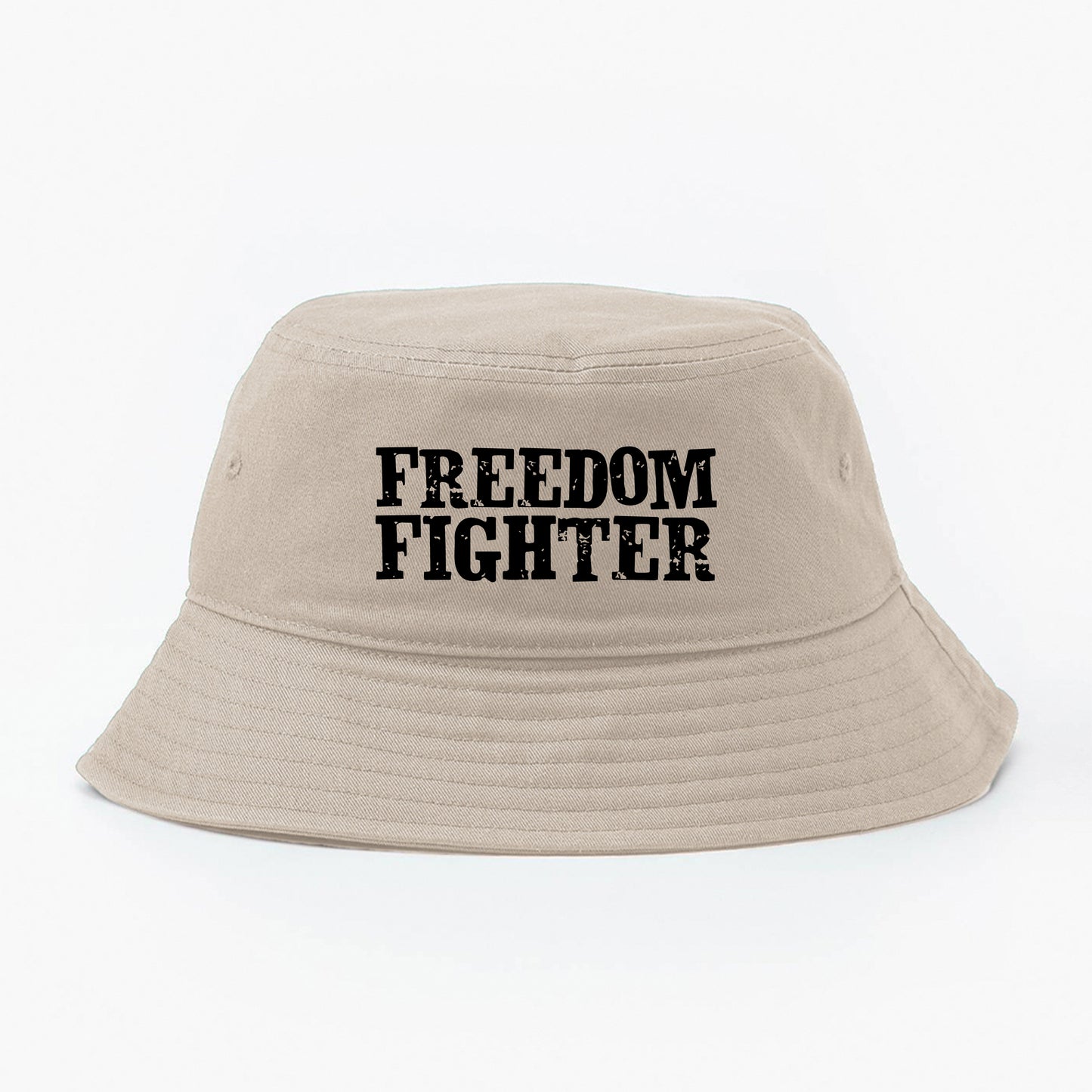 Freedom Fighter Black Bucket Hat