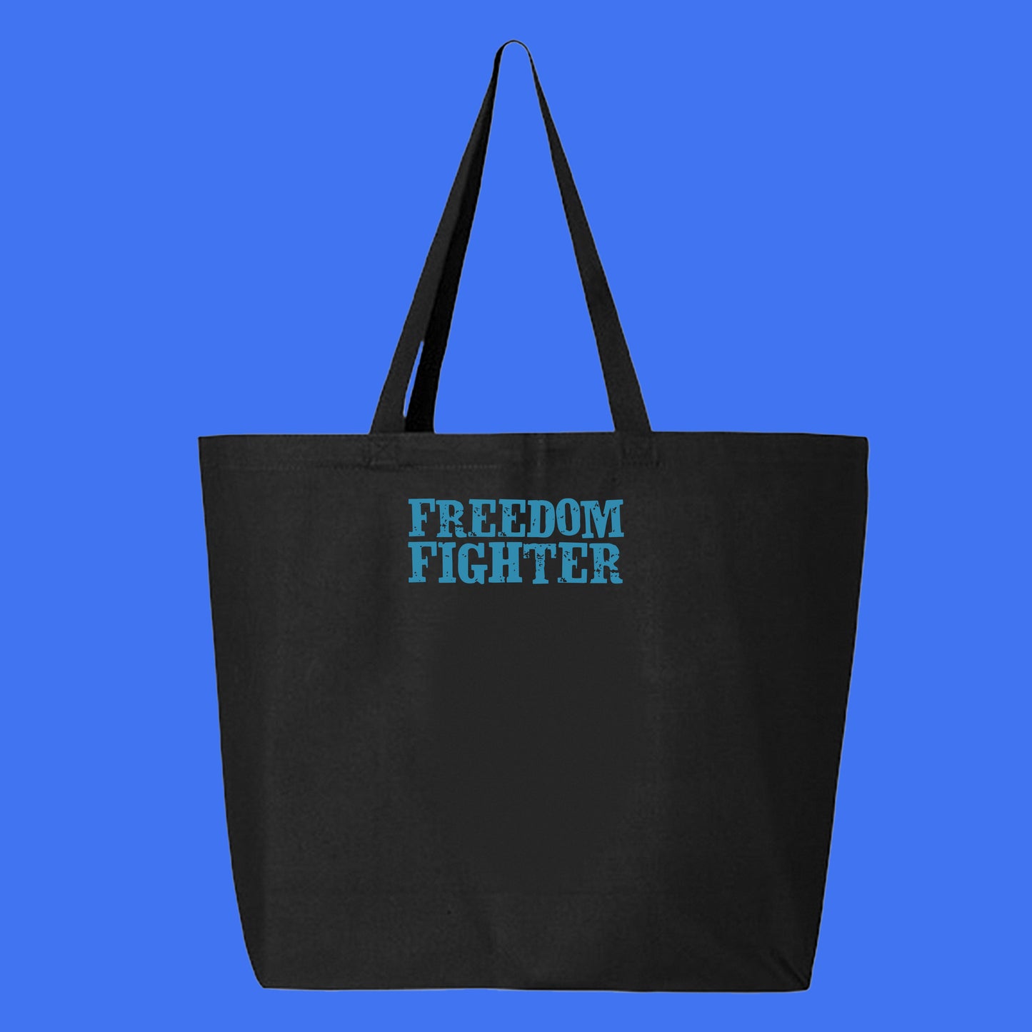 Freedom Fighter Blue Tote Bag