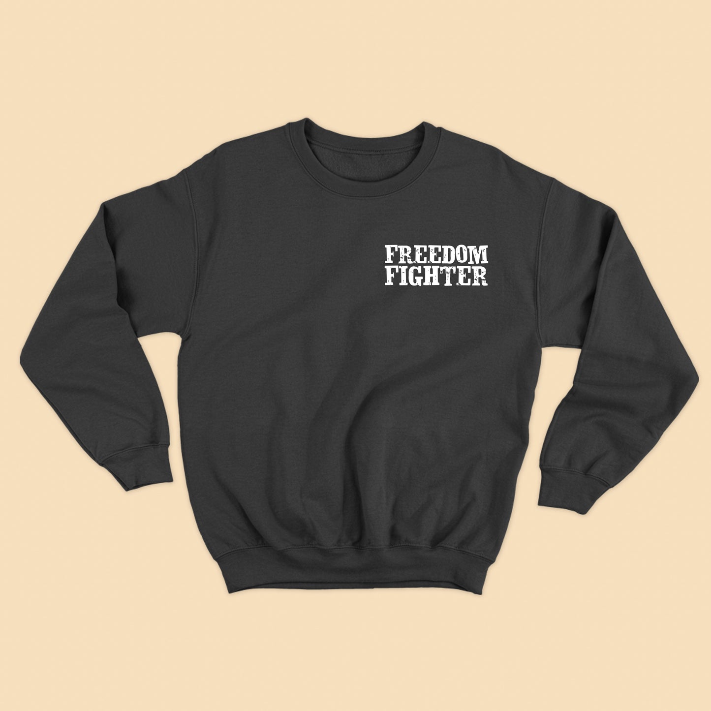 Freedom Fighter White Sweatshirt
