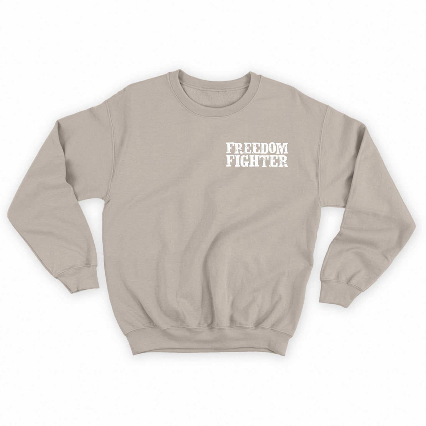 Freedom Fighter White Sweatshirt