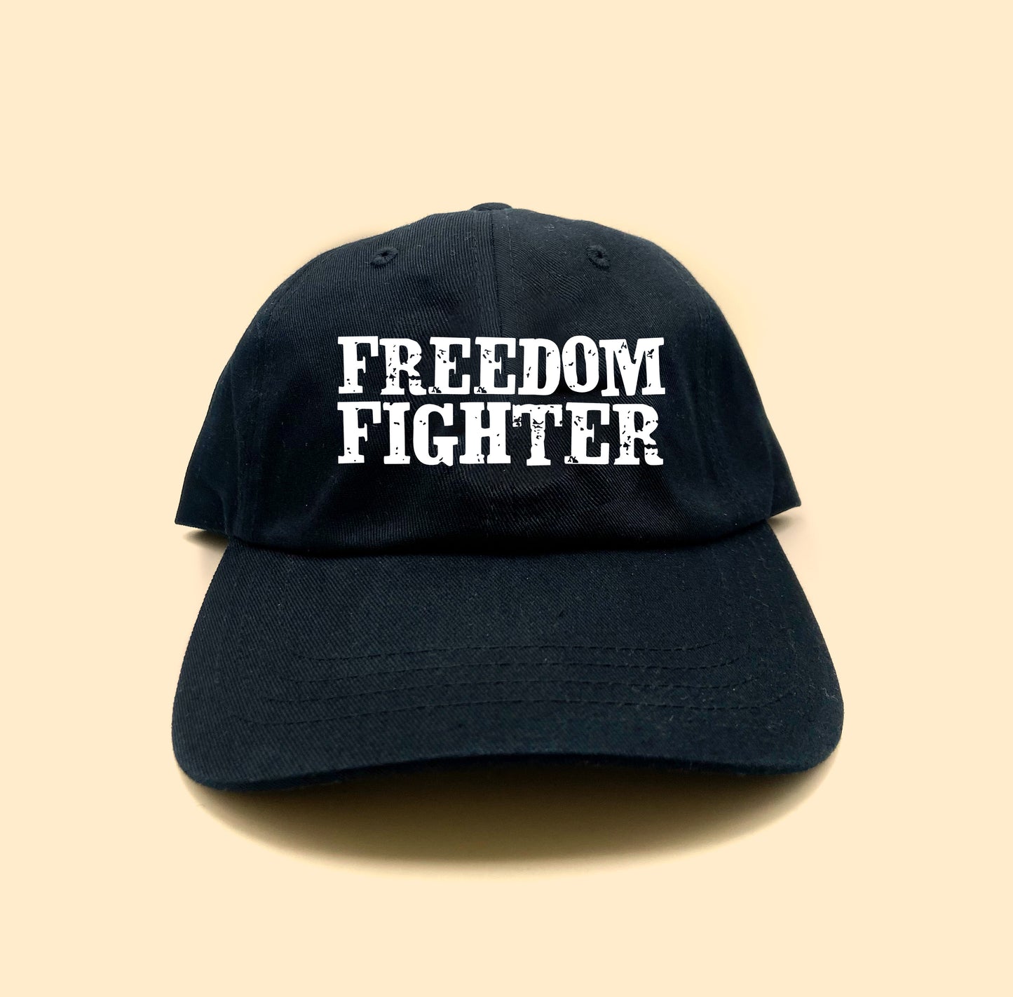 Freedom Fighter White Dad Hat