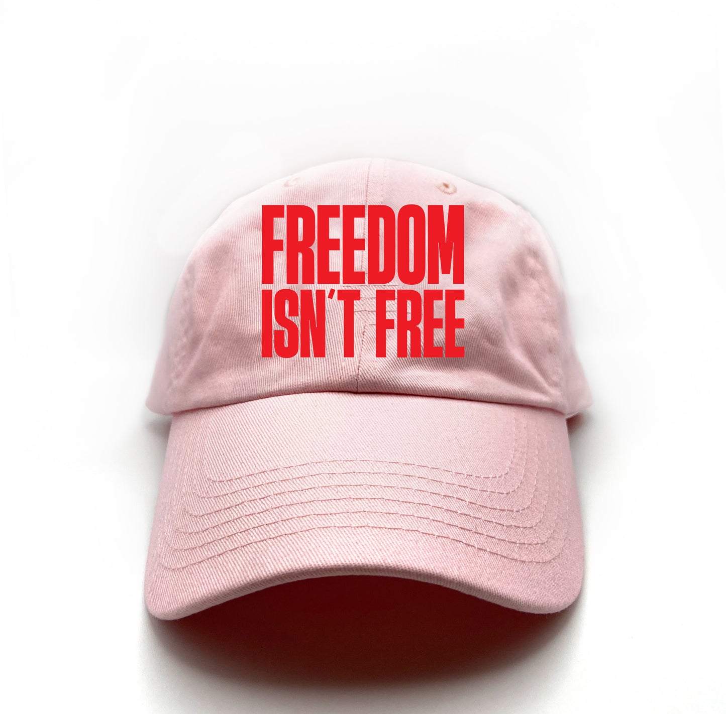 Freedom Isn't Free Red Dad Hat