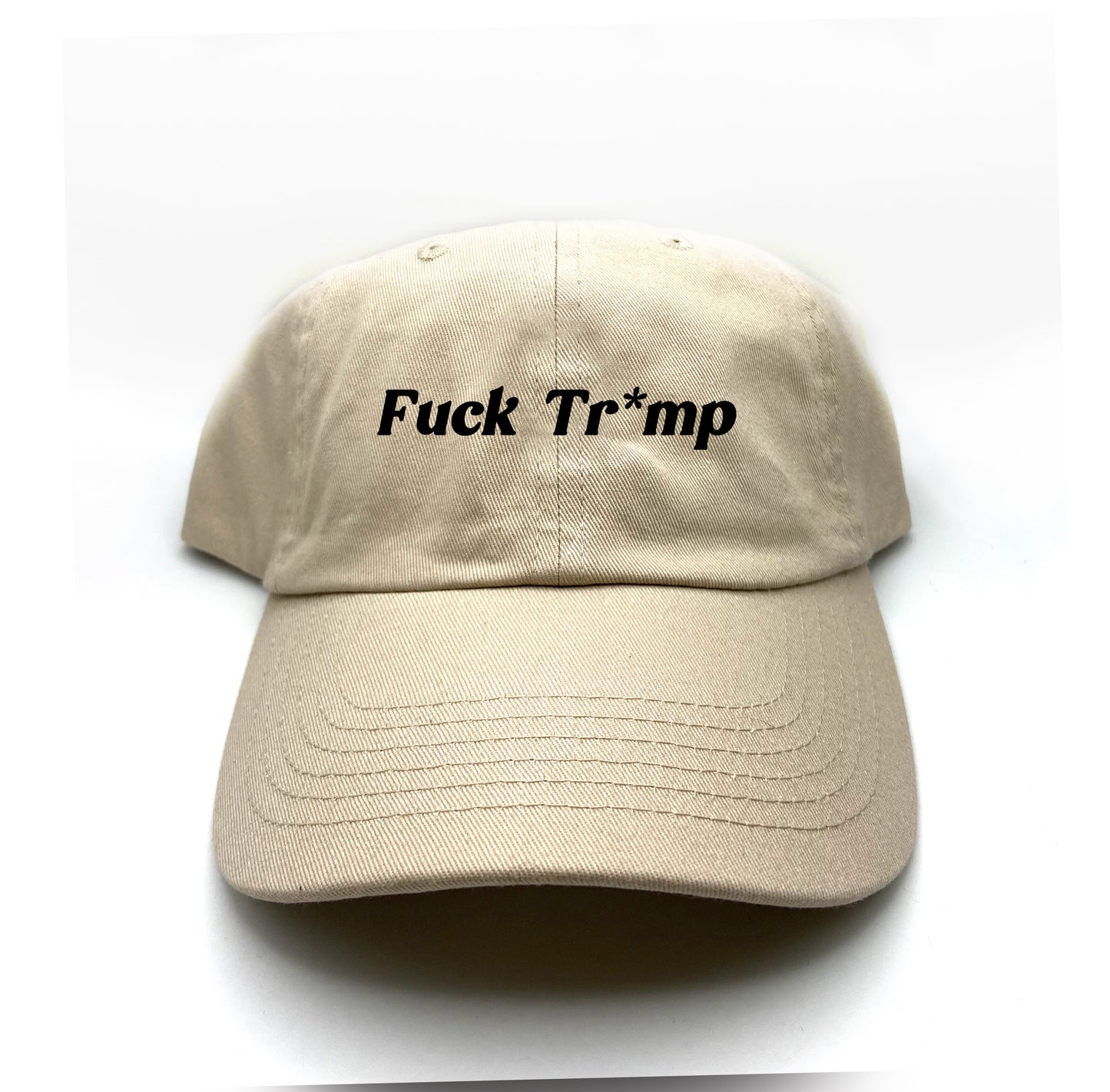 Fuck Tr*mp Black Dad Hat