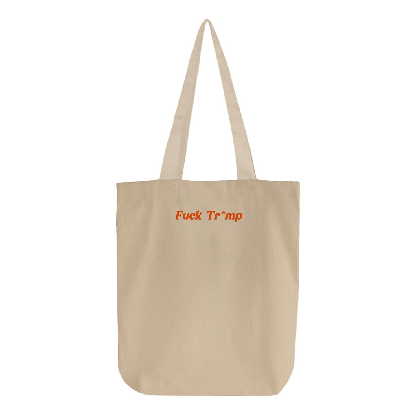 Fuck Tr*mp Orange Tote Bag
