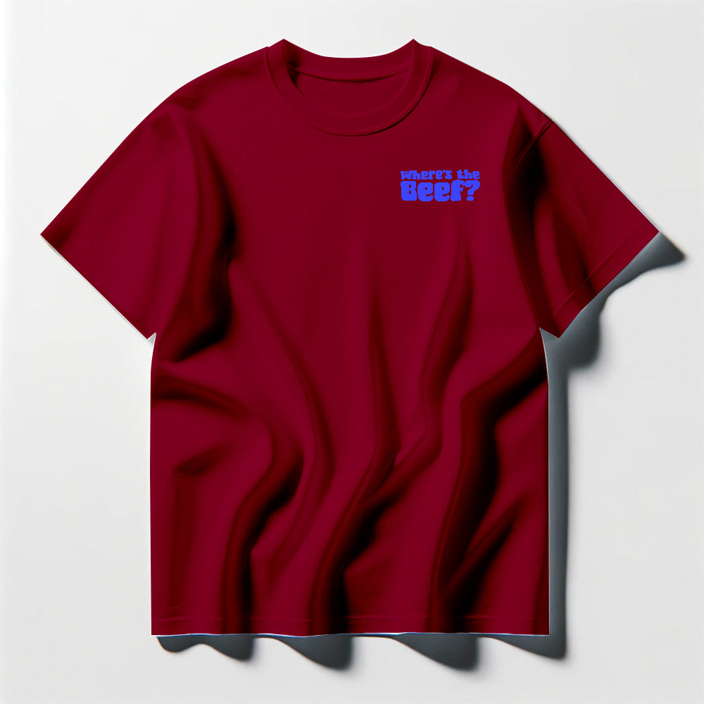 Where's the Beef? Blue Tee Shirt