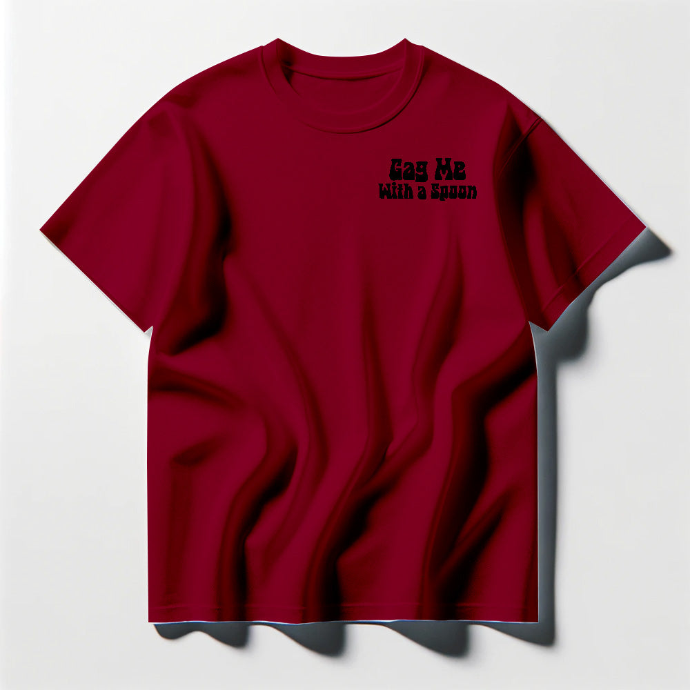 Gag Me With A Spoon Black Tee Shirt