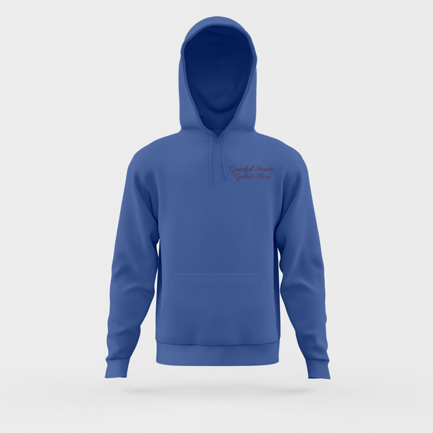 Grateful Hearts Gather Here Wine Hoodie