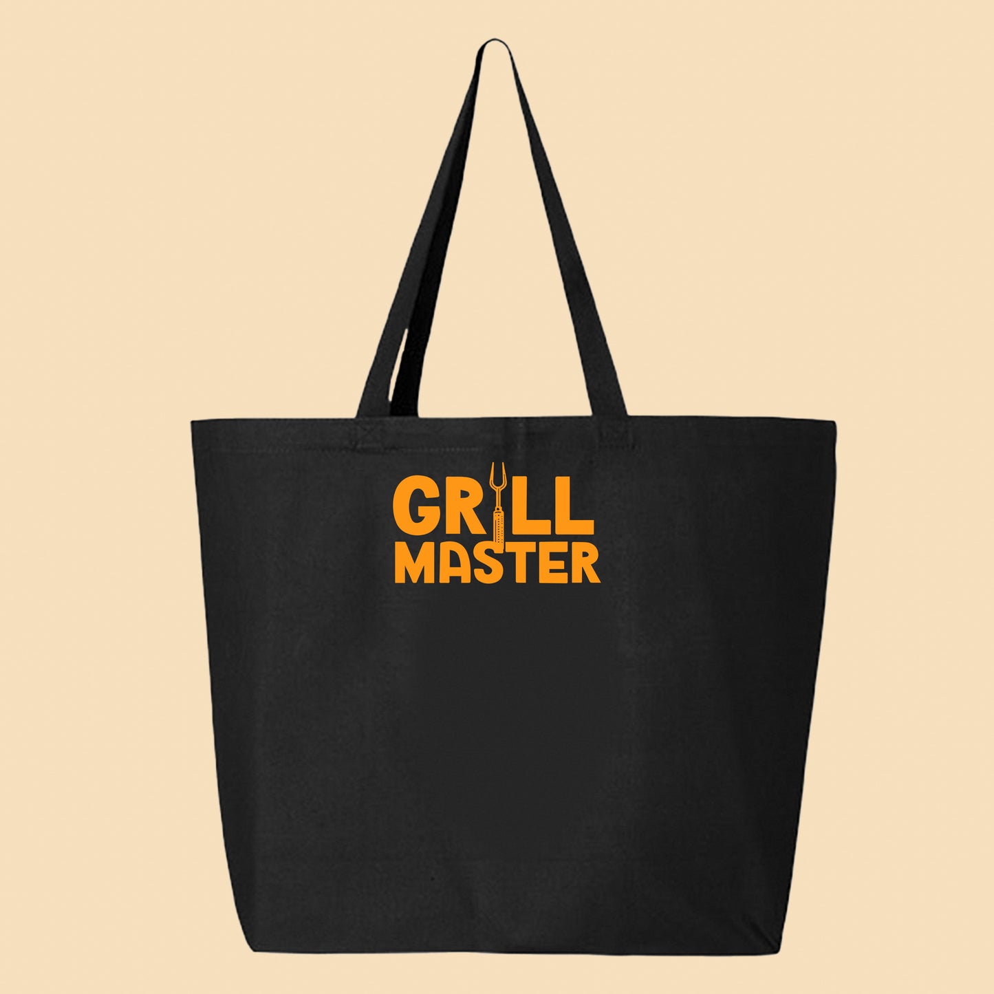 "Grill Master" Mustard Tote Bag