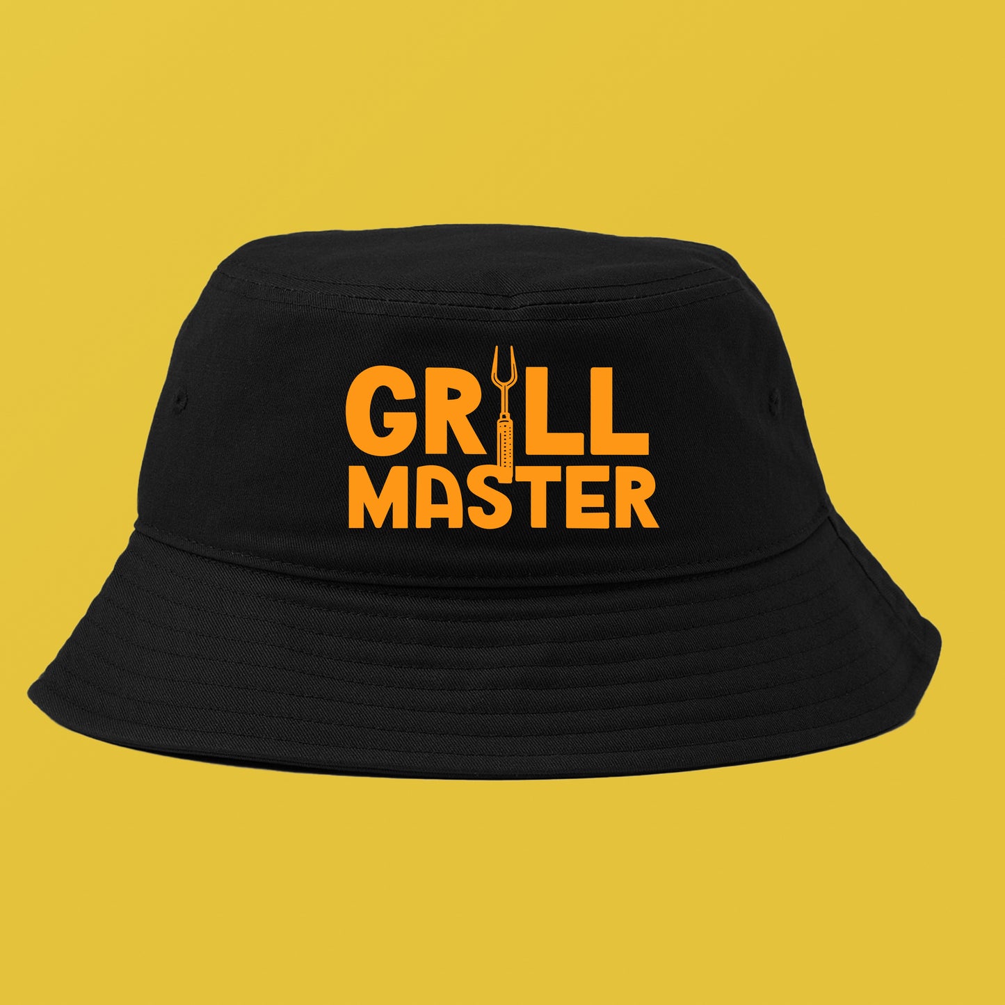 "Grill Master" Mustard Bucket Hat