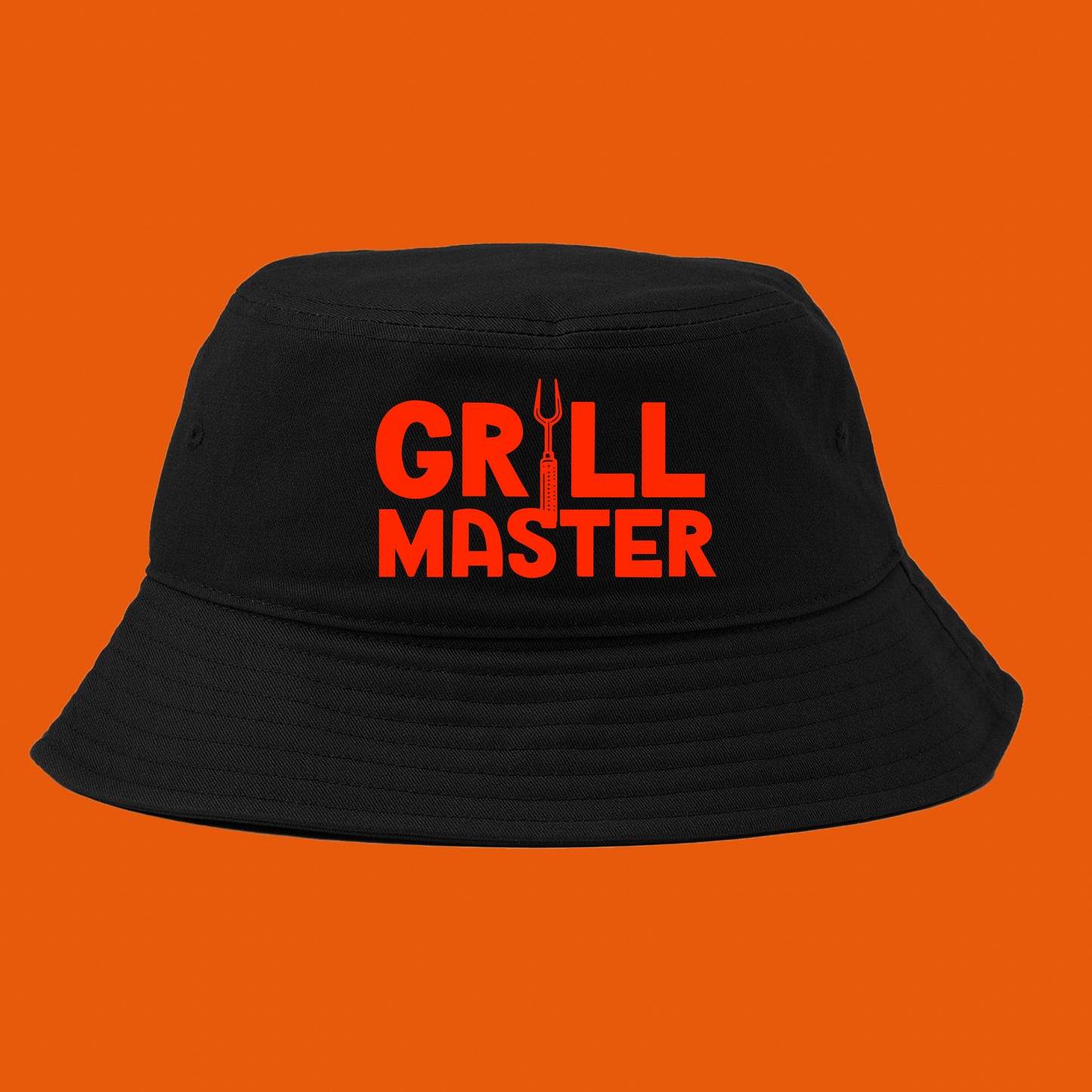 "Grill Master" Red Bucket Hat