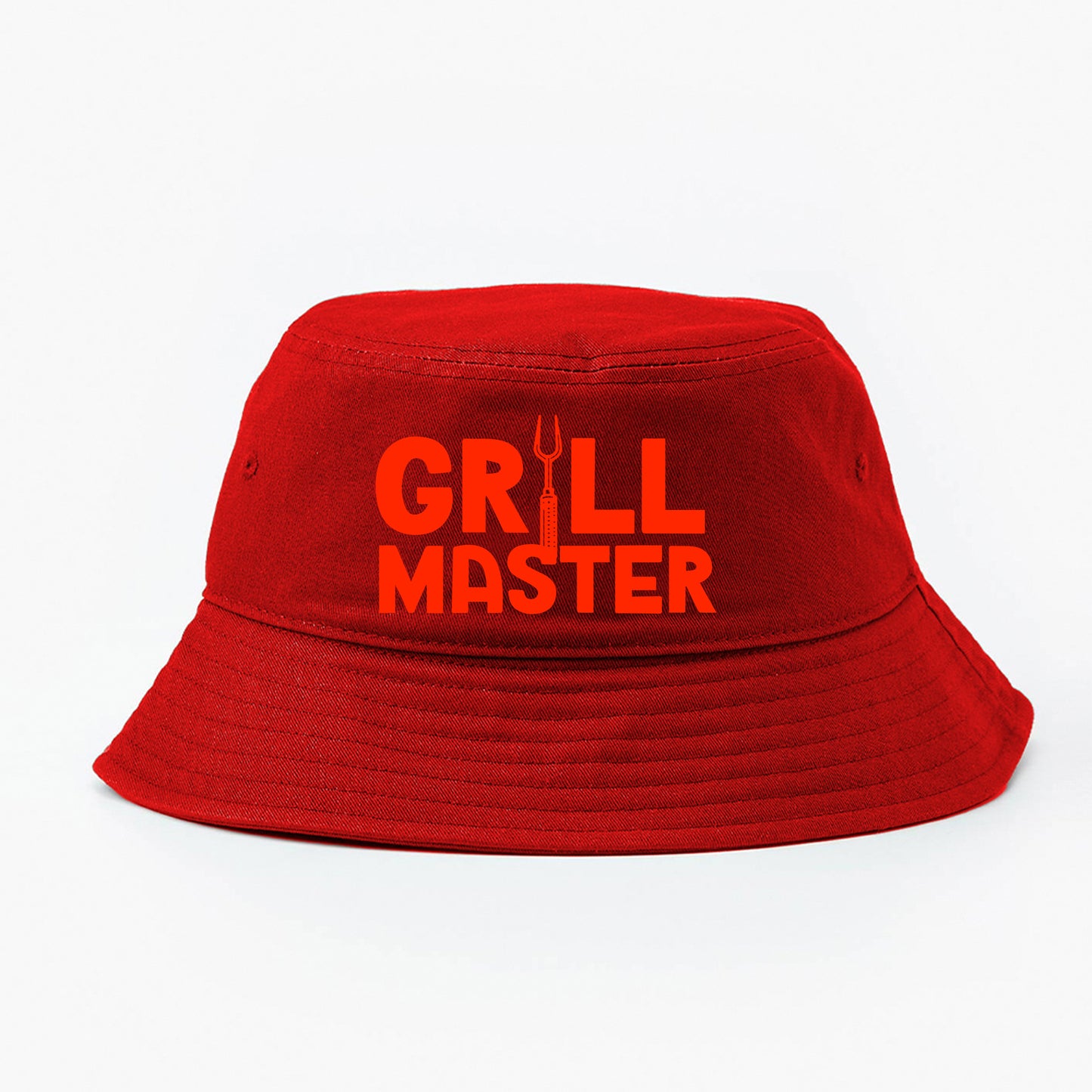 "Grill Master" Red Bucket Hat